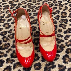 Christian Louboutin - Red Mary Janes